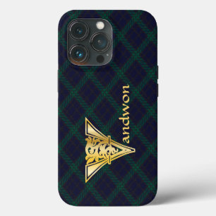 Etui iPhone 13 Pro Chapiteau décoratif botanique médiéval V