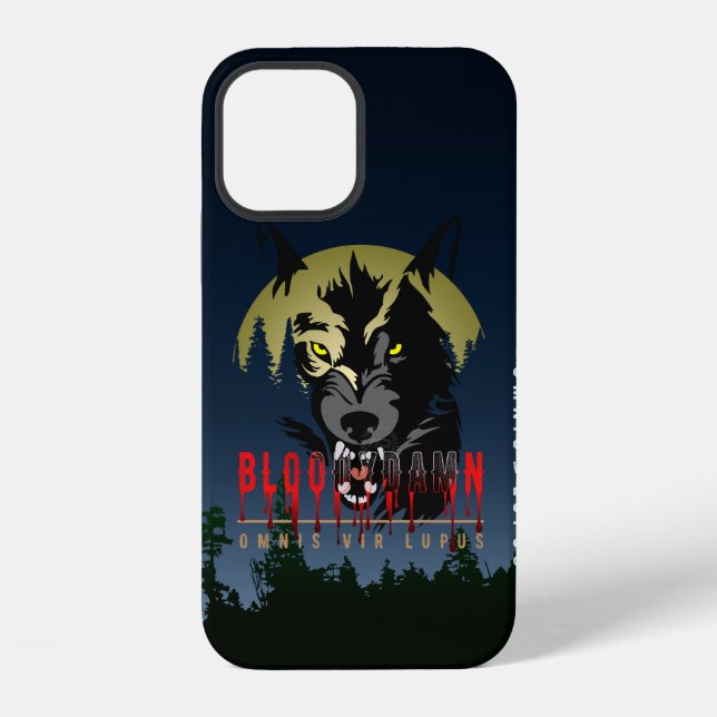 Coque iPhone Chaque homme est un loup (Verso)