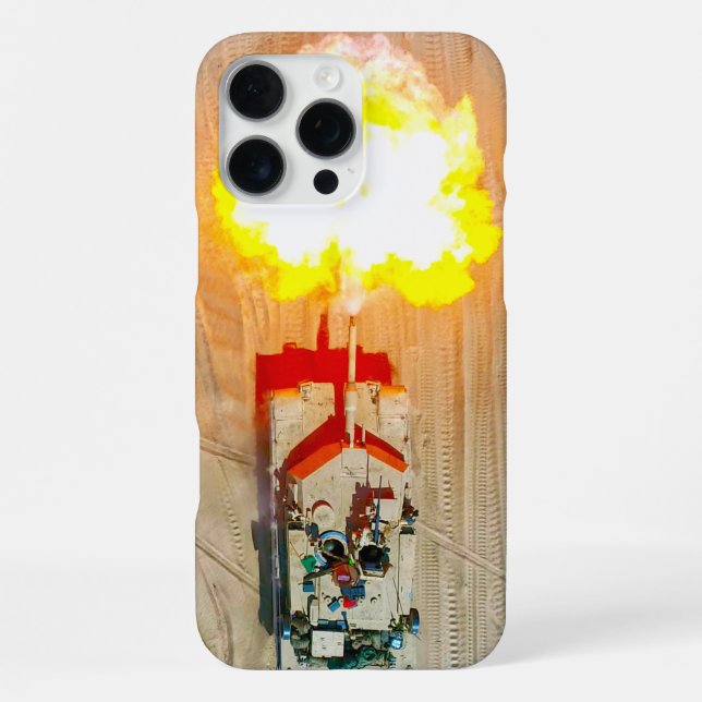 Coque iPhone CHAR DE COMBAT – M1 Abrams (Verso)