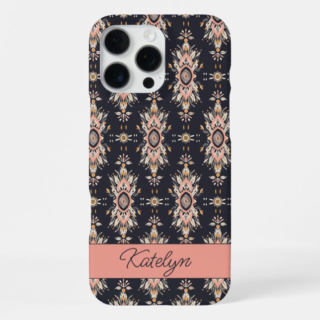 Coque iPhone Charme Rose du désert (Verso)