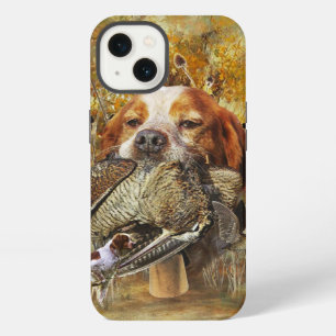Etui iPhone 13 Chasse à la bécasse avec Bretagne Spaniel