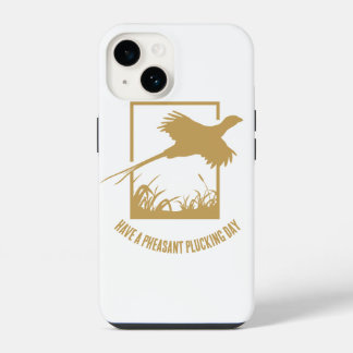 Coque Pour iPhone 14 Chasse au faisan doré vintage humour