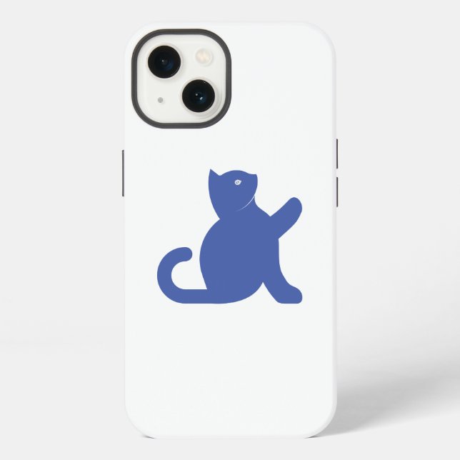 Coque iPhone Chat dit bonjour (Verso)