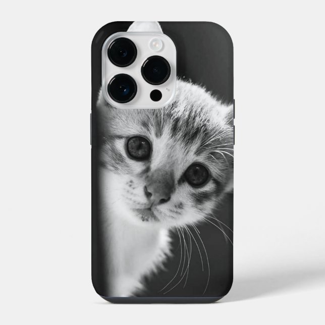 Coque iPhone chat doux (Verso)