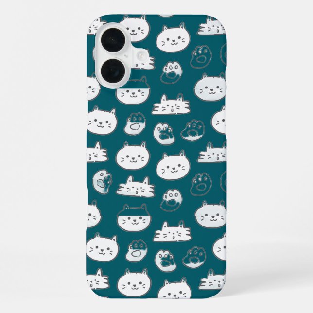 Coque iPhone Chat endeuillé pleure son ami aimant perdu (Verso)