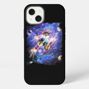 Etui iPhone 13 Chat Espace Laser Oeil Kittens Chats Avec Lasers V