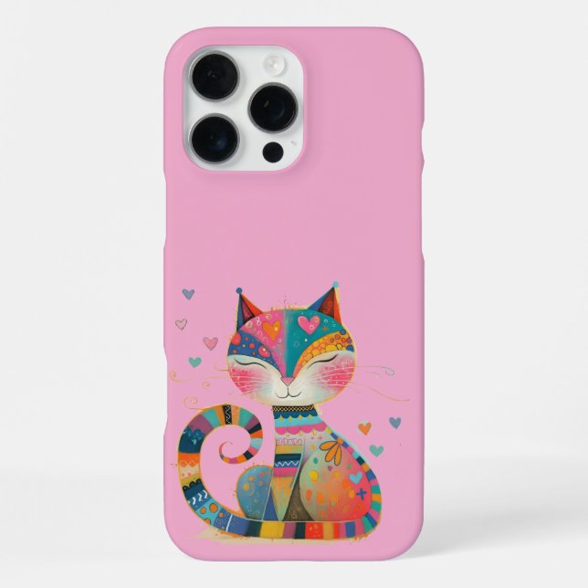 Coque iPhone Chat excentrique  (Verso)