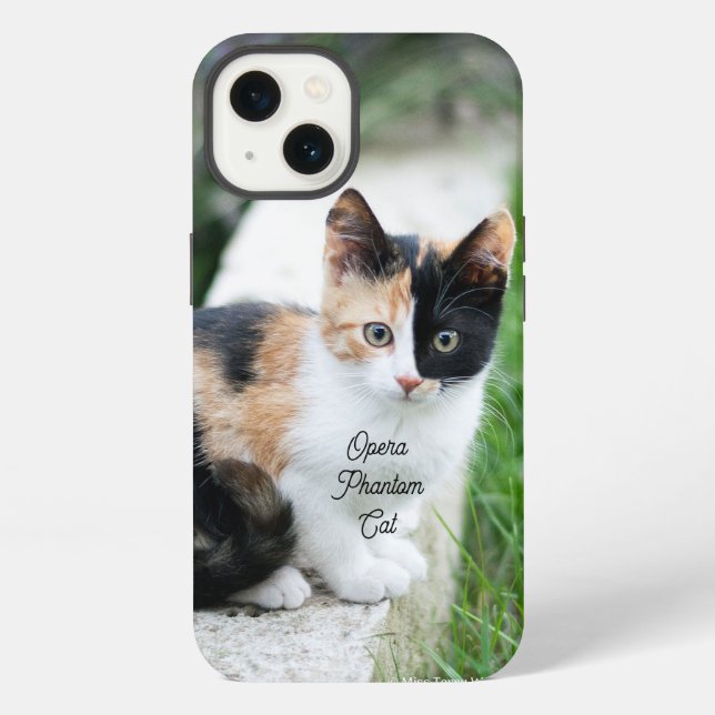 Coque iPhone Chat Fantôme de l'Opéra (Verso)
