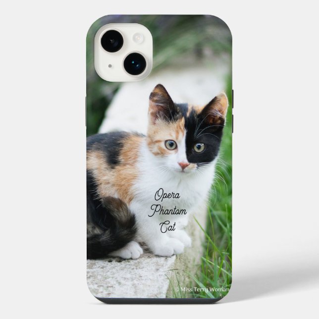 Coque iPhone Chat Fantôme de l'Opéra (Verso)