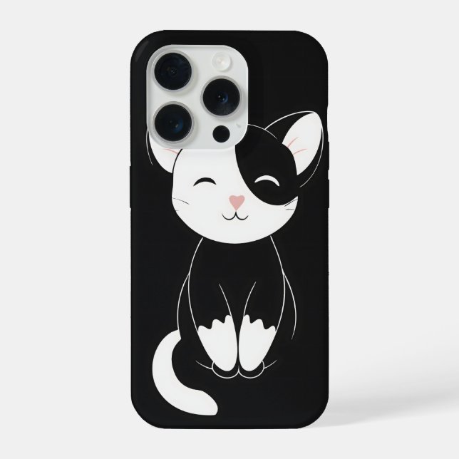 Coque iPhone Chat mignon (Verso)