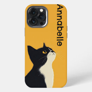 Etui iPhone 13 Pro Max Chat mignon en smoking personnalisé