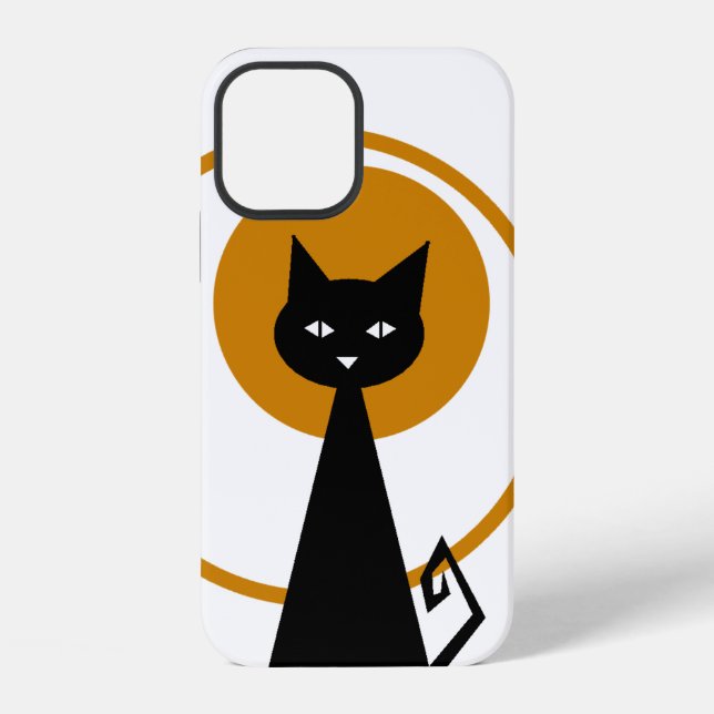 Coque iPhone Chat Noir (Verso)