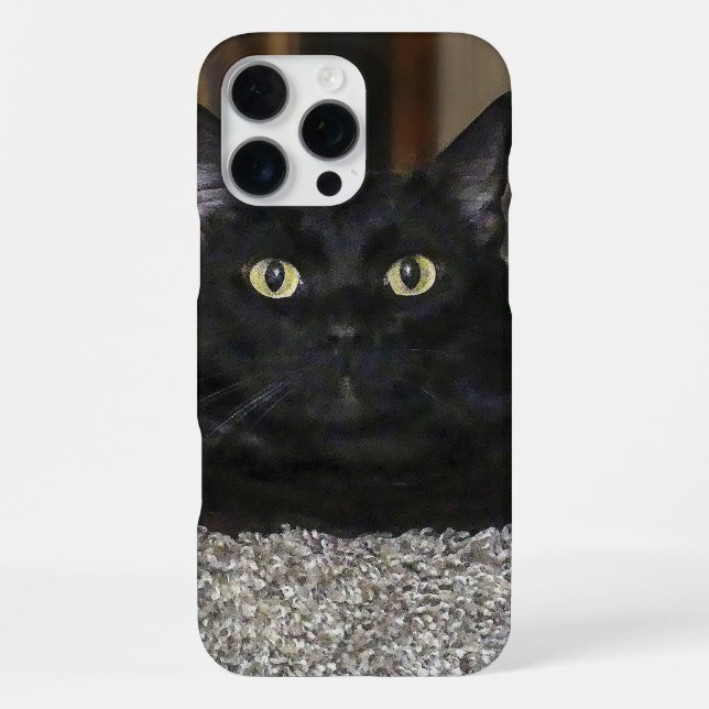 Coque iPhone Chat Noir (Verso)