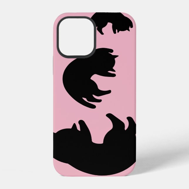 Coque iPhone Chat Noir (Verso)