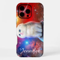 Chat qui pleure dans l'espace