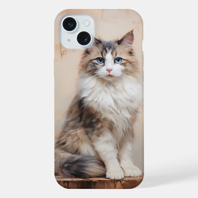 Coque iPhone Chat Ragdoll  (Verso)