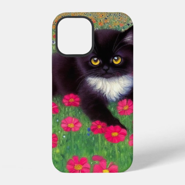 Coque iPhone Chat smoking Gustav Klimt (Verso)