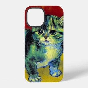 Coque iPhone 12 Chat tigré de Van Gogh