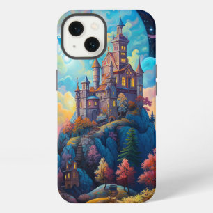 Etui iPhone 13 Château de Conte de Fées Fantastique Art