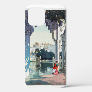 Coque iPhone 12 Château d'Udaipur, Inde, Hiroshi Yoshida