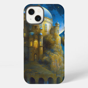 Etui iPhone 13 Château Fantastique Paysage Lunaire