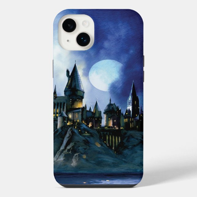 Coque iPhone Château Harry Potter | Poudlard la nuit (Verso)