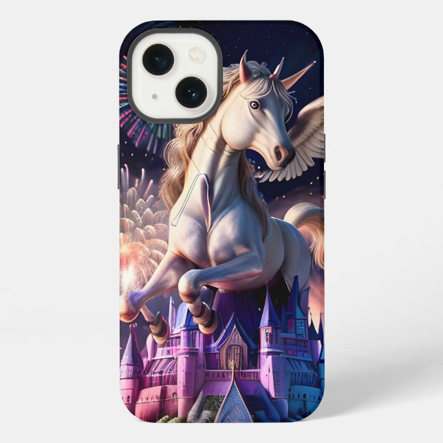Coque iPhone Château Pégase Un (Verso)