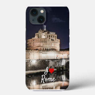 Etui iPhone 13 Château Saint-Ange la nuit à Rome