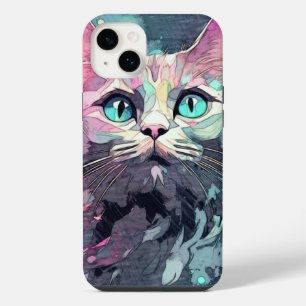 Chaton aux Yeux Bleus Mystiques Chat Mignon