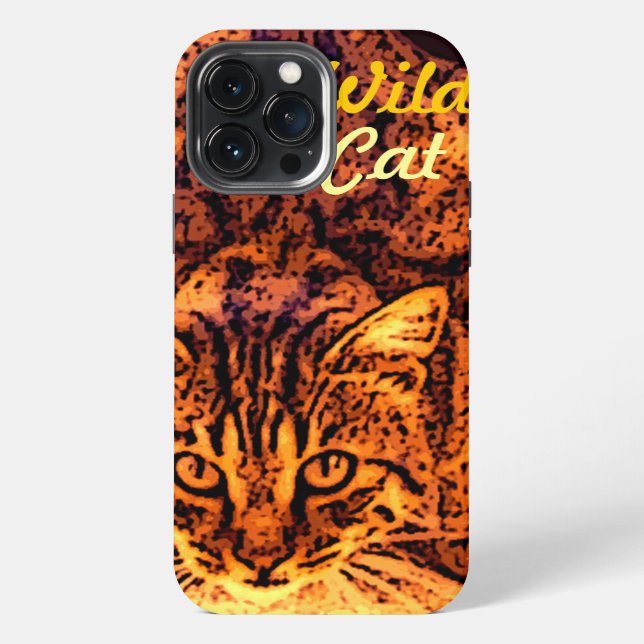 COQUE iPhone CHATON DE CHAT SAUVAGE (Verso)