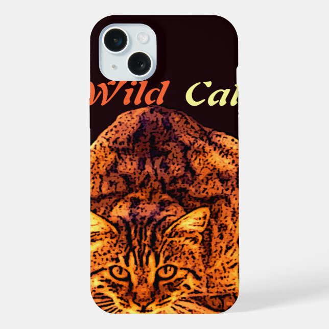 COQUE iPhone CHATON DE CHAT SAUVAGE (Verso)