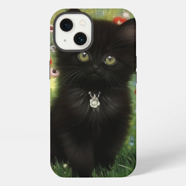 Coque iPhone Chaton de Gustav Klimt (Verso)