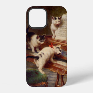 Coque iPhone 12 Chatons et Piano