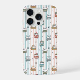 Coque iPhone 15 Pro Chats Boho Motif Tribal