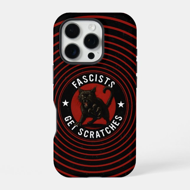 Coque iPhone Chats Contre les Fascistes (Verso)