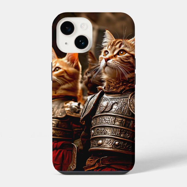 Coque iPhone Chats de combat (Verso)