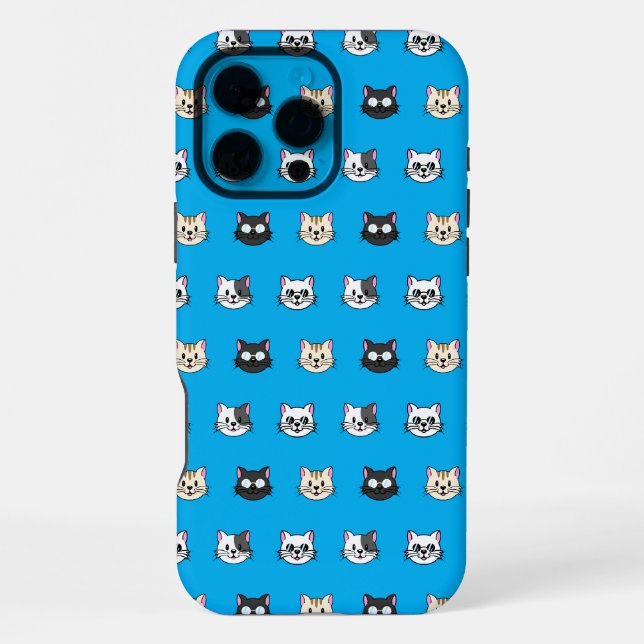 Coque iPhone Chats mignons avec lunettes de lecture et lunettes (Verso)