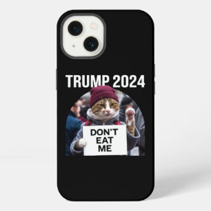 Etui iPhone 13 Chats Ne Me Mangez Pas Pour Trump 2024