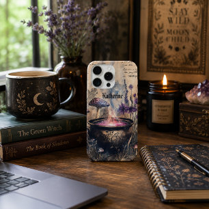 Coque iPhone 15 Pro Max Chaudière Botanique Herbal Magique