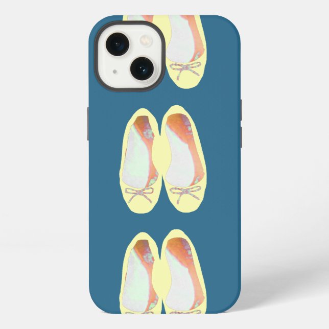 Coque iPhone Chaussures Jaunes (Verso)