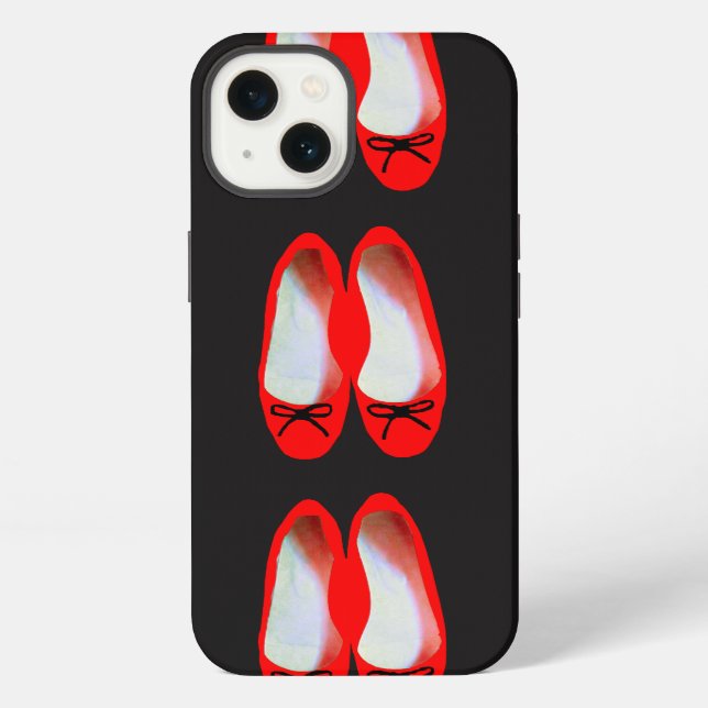 Coque iPhone Chaussures Rouges (Verso)