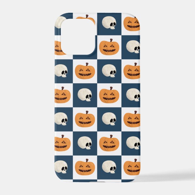 Coque iPhone Checks de Skulls et Pumkins (Verso)