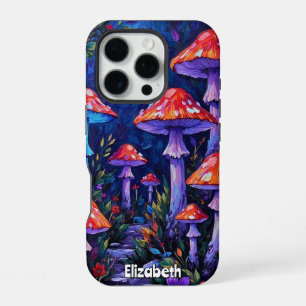 Coque iPhone 16 Pro Chemin à chapeau cramoisi