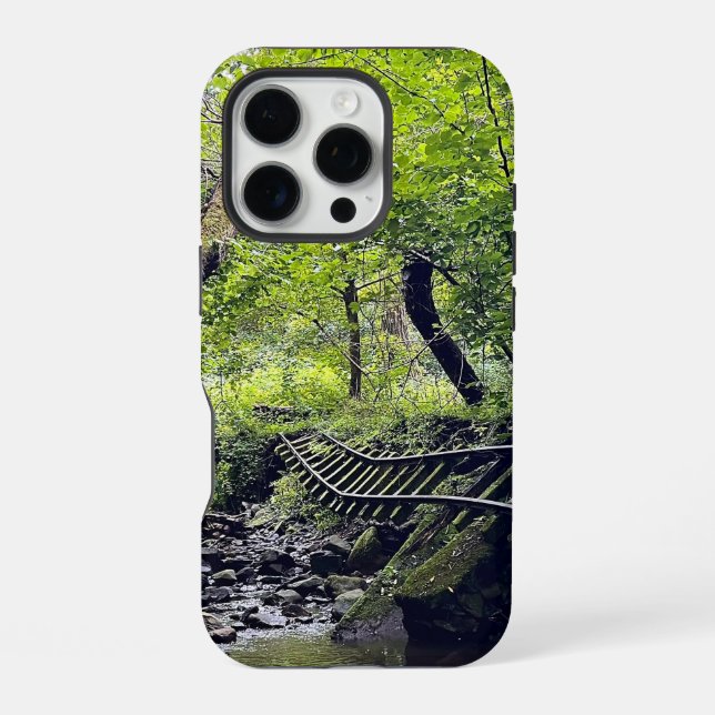 Coque iPhone Chemin de fer abandonné (Verso)