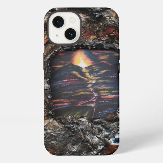 Coque iPhone Chemin de la vie brûlé offre (Verso)