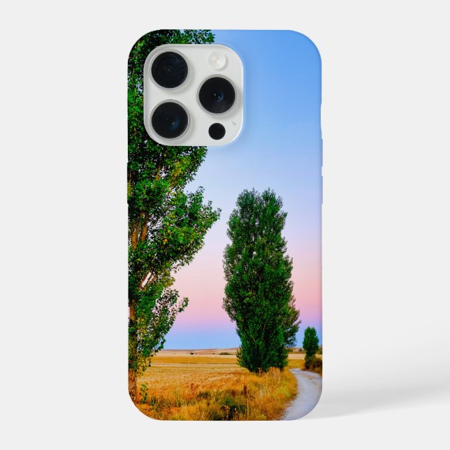 Coque iPhone Chemin de la voie française (Verso)