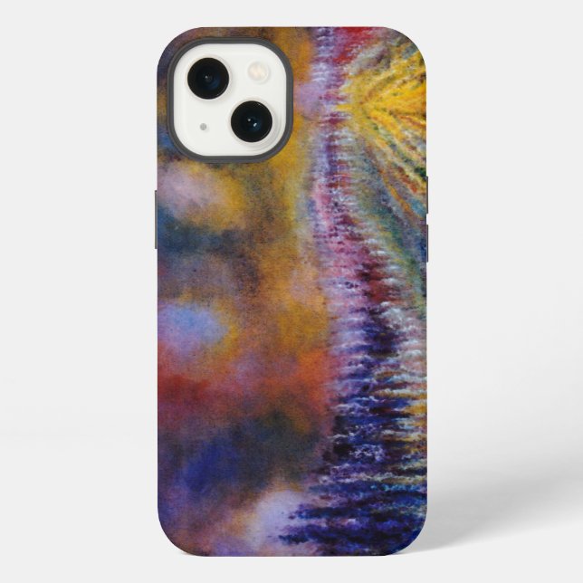 Coque iPhone Chemin pourpre (Verso)