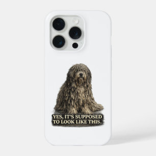 Coque iPhone 15 Pro Chemise de berger de Bergame 