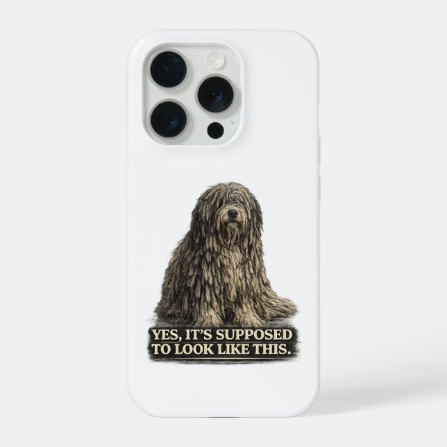 Coque iPhone Chemise de berger de Bergame  (Verso)