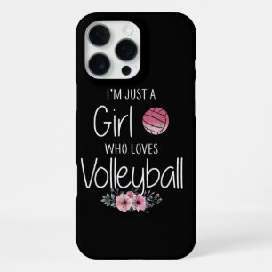 Coque iPhone 16 Pro Max Chemise de volley-ball pour adolescentes femmes fi